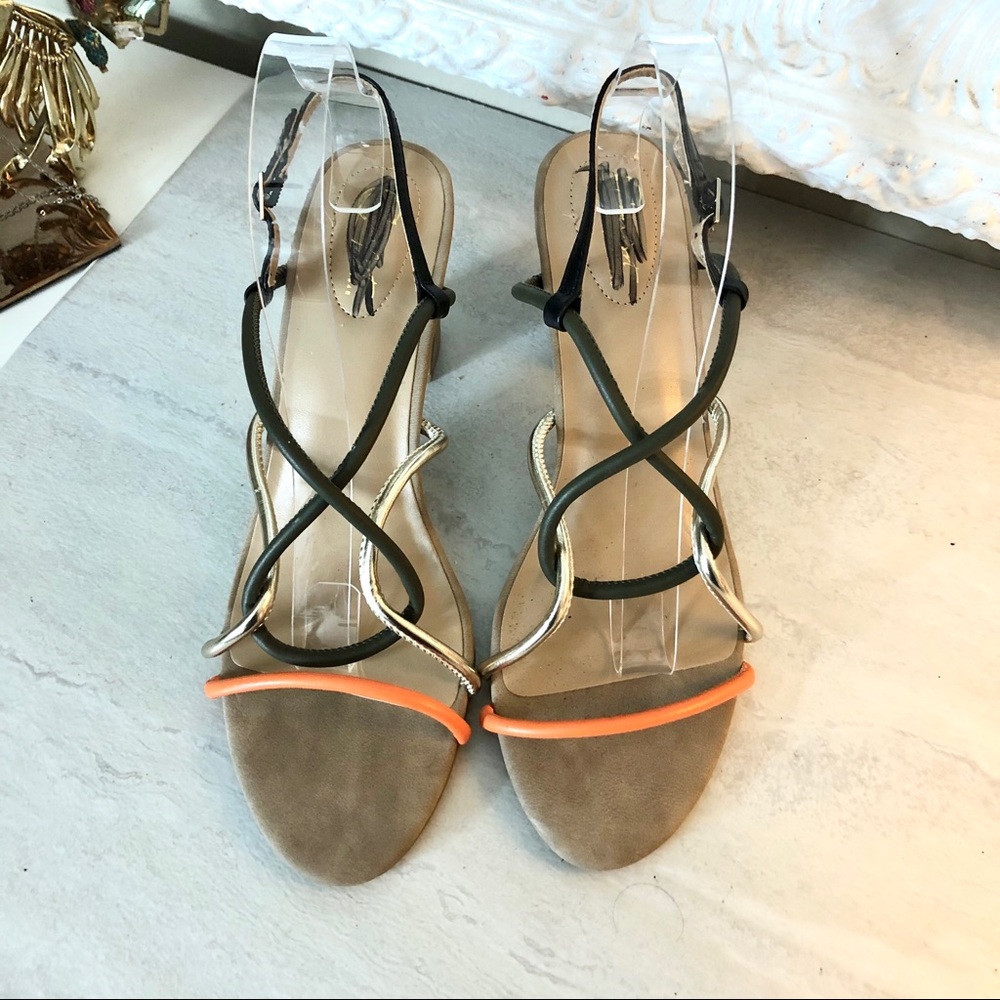 3/$20 Cato Comfort est 1946 strappy sandals